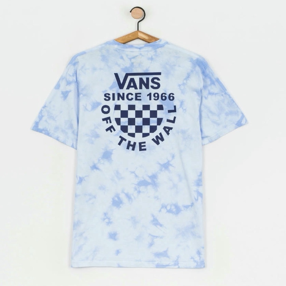 Vans Checker Logo Tie Dye Shirt • Medium